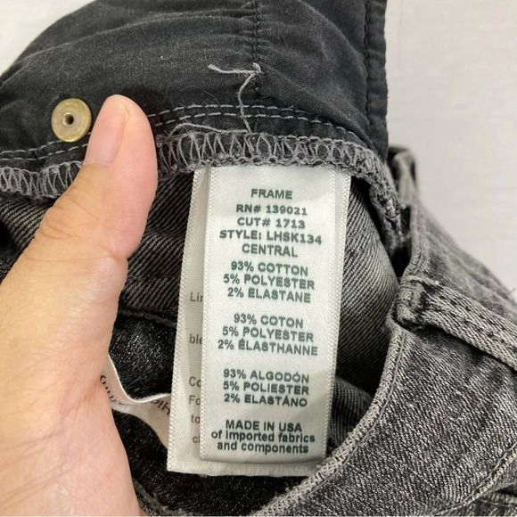 Frame Denim Le High Skinny Light Distressed Jeans Size 27 - Picture 3 of 10